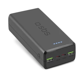 Powerbank 30000 Mah Usb-c Usb-a - Juodas