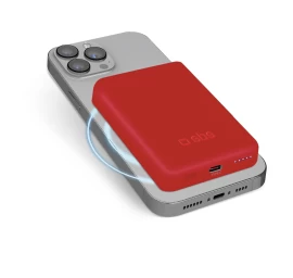 Powerbank 5000 Mah Magsafe - Raudonas
