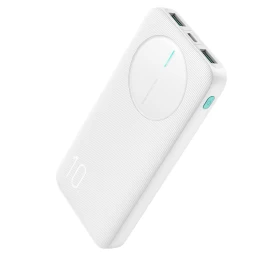 Powerbank Jr-pbf12 10000mah 2.4a 2x Usb-a 1x Usb-c - Baltas