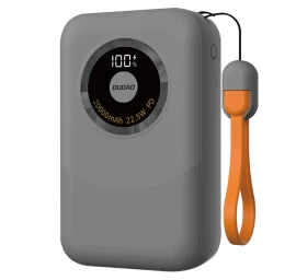 Powerbank K21 Mini 10000mah 22,5w Usb-a / Usb-c - Pilkas