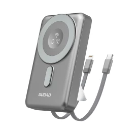 powerbank K29 10000 Mah magsafe Metalinis Dėklas, Laikiklis, Kabeliai Usb-c iphone lightning Pd 20w - Pilka powerbank K29 10000 Mah magsafe Metalinis Dėklas, Laikiklis, Kabeliai Usb-c iphone lightning Pd 20w - Pilka