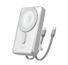 powerbank K29 10000 Mah magsafe Metalinis Dėklas Usb-c iphone lightning Pd 20 W Laidas - Sidabrinis