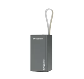 Powerbank K65+ 65w 30000mah 2x Usb-c 1x Usb-a 65w - Juodas