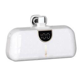 Powerbank Mini 5000mah Mini 2x Usb-c - Baltas