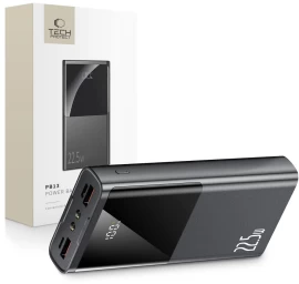 Powerbank Pb13 20000mah Usb-a Usb-c Iphone Lightning Su Usb-c Kabeliu - Usb-a 22,5 W - Pilka