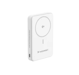 powerbank Qi2 Magnetinis 10000 Mah Su Usb-a Usb-c Laikikliu 22,5 W Pd - Baltas
