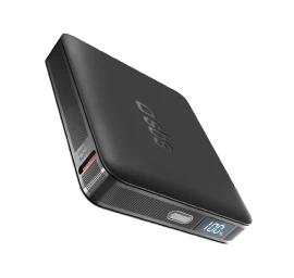 Powerbank Su Lcd Ekranu 5000 Mah Usb-c 10w - Juodas