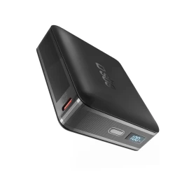 Powerbankas Su Lcd Ekranu 20000 Mah Usb-c 65w - Juodas