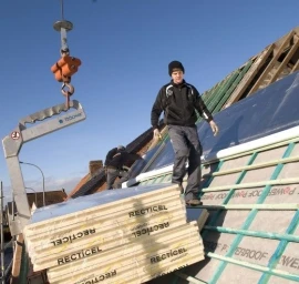 Šlaitinio stogo šiltinimo plokštės Powerroof