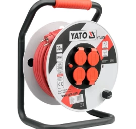 Prailgintuvas YATO YT-8106 | H05RR-F | ritė | 4 lizdai | 3600W | 30M
