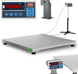 Pramoninių Platforminių Svarstyklių Sąsaja Rs232 1500 Kg / 500 G Led M Legalizacija