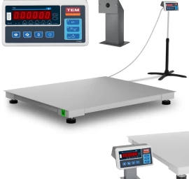 Pramoninių Platforminių Svarstyklių Sąsaja Rs232 600 Kg / 0,2 Kg Led M Legalizacija