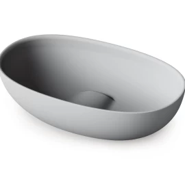 Praustuvas Paa BELLA SilkSTONE® 65x39 cm matte grey, IBELS/03