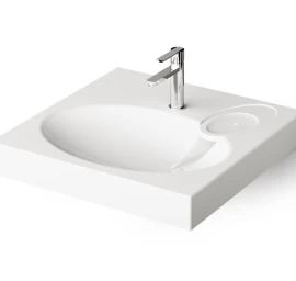 Praustuvas PAA Claro 60x60 cm, balta, KICLASIF/00
