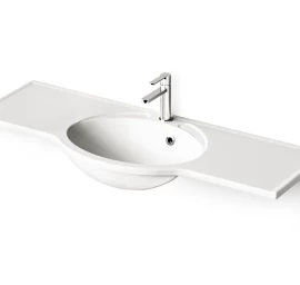 Praustuvas PAA Delta, baltas, 120 cm