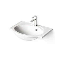 Praustuvas PAA Delta, baltas, 60 cm