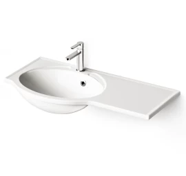 Praustuvas PAA Delta, dubuo kairėje, baltas, 90 cm