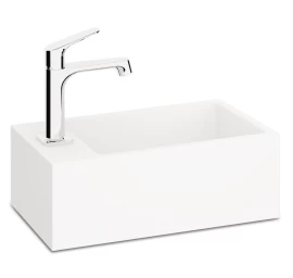 Praustuvas PAA MI D SilkSTONE 40x21 cm baltas IMIS/D/00