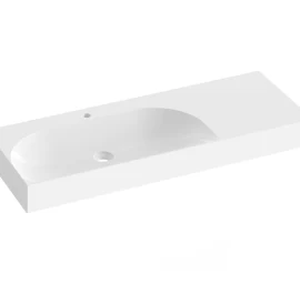 Praustuvas Ravak Lite 120/80 D, su skylė maišytuvui, be perpildymui XJXP1212000