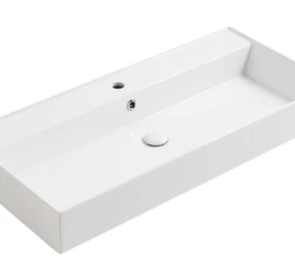 Praustuvas Simas Agile 101x46 cm, balta blizgi, AG101 BIANCO