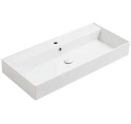 Praustuvas Simas Agile 101x46 cm, balta matinė, AG101 BIANCO MATT