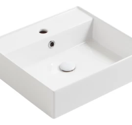 Praustuvas Simas Agile 51x46 cm, balta matinė, AG51 BIANCO MATT