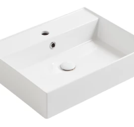 Praustuvas Simas Agile 61x46 cm, balta blizgi, AG61 BIANCO