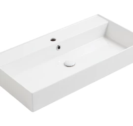 Praustuvas Simas Agile 91x46 cm, balta matinė, AG91 BIANCO MATT
