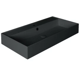 Praustuvas Simas Agile 91x46 cm, juoda matinė, AG91 NERO MATT