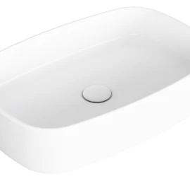 Praustuvas Simas Foriu 60x40 cm, balta blizgi, FO04 BIANCO