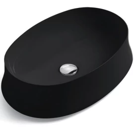 Praustuvas Simas Sharp 60x42 cm, juoda matinė, SH04 NERO MATT