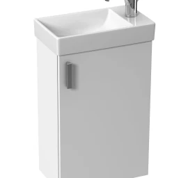 Praustuvas su spintele PETIT 40 cm, balta