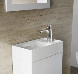 Praustuvas VEDA Slim 400 keraminis, baltas XJX01240000