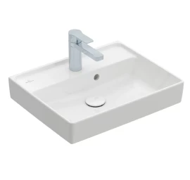 Praustuvas Villeroy &amp; Boch COLLARO 50x40 cm, baltas su CP, 433450R1
