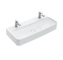 Praustuvas Villeroy &amp; Boch FINION 100x47 cm, baltas CeramicPlus 41681LR1