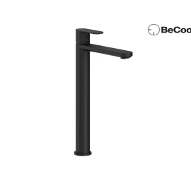 Praustuvo maišytuvas Chrome II BeCool, be dugno vožtuvo, juodas, X070461