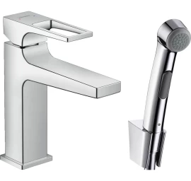Praustuvo maišytuvas Hansgrohe Metropol su bide dušeliu, chromas 74522000