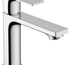 Praustuvo maišytuvas HANSGROHE Rebris E 110 CoolStart su metaliniu dugno vožtuvu, chromas, 72551000