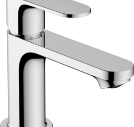 Praustuvo maišytuvas HANSGROHE Rebris S 80 CoolStart EcoSmart+ su dugno vožtuvu, chromuotas, 72586000