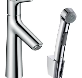 Praustuvo maišytuvas Hansgrohe Talis S su bide dušeliu, chromas 72290000