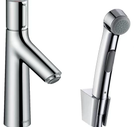 Praustuvo maišytuvas Hansgrohe Talis Select S su bide dušeliu, chromas 72291000