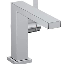 Praustuvo maišytuvas Hansgrohe Tecturis E 110 su dugno vožtuvu, chromas, 73020000