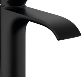 Praustuvo maišytuvas HANSGROHE Vivenis 110 be dugno vožtuvo, matinė juoda, 75022670