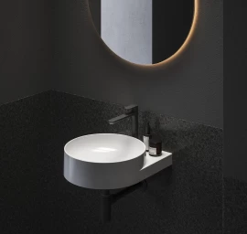 Praustuvo maišytuvas Ravak Eleganta 220 mm be dugno vožtuvo, Black Matt X070387