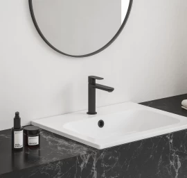 Praustuvo maišytuvas Ravak Eleganta BeCool 170 mm be dugno vožtuvo, Black Matt X070411