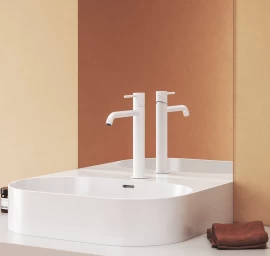 Praustuvo maišytuvas Ravak Espirit BeCool 250 mm be dugno vožtuvo, White Velvet X070400