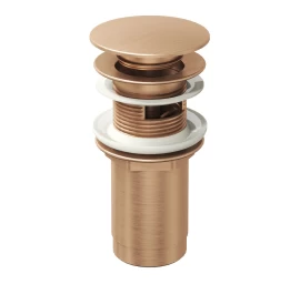 Praustuvo sifono galvutė ClickClack/galvutė, Rose Gold Brushed