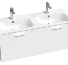 Praustuvo spintelė Ravak Chrome II 120, balta, rankenėlė 152 mm, balta X000001779