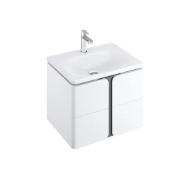 Praustuvo spintelė Ravak SD Balance 60 cm, balta/grafitas X000001367
