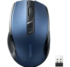 Precizinė Belaidė Usb 2,4 Ghz bluetooth 5.0 Optinė Pelė 4000 Dpi Mėlyna